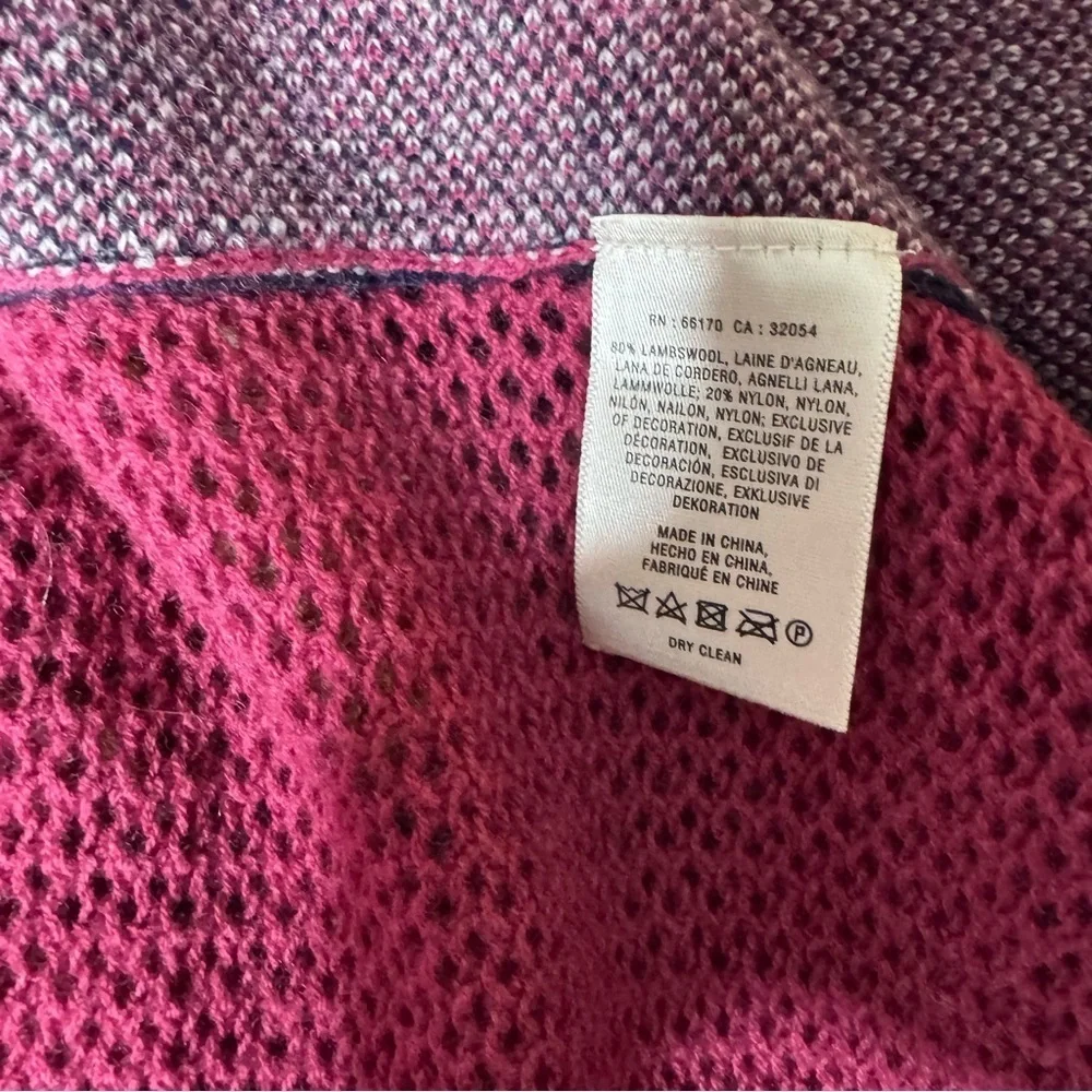 Anthropologie Angel of the North Patchwork Fringe Wrap Poncho Shawl One Size
